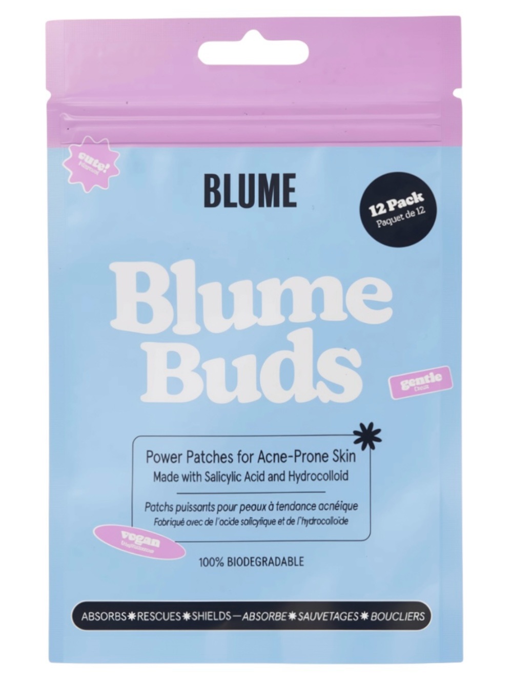 3/$12 Blume Buds Power Patches for Acne Prone Skin 12 Pack